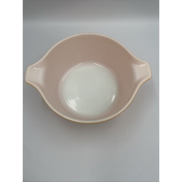 Vintage Pyrex 474-B Handled Casserole 1 1/2 Qt Orange - Picture 2 of 8